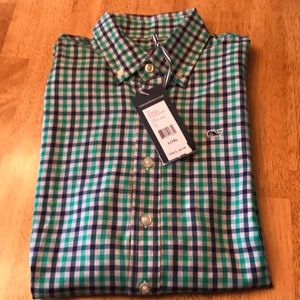 NWT Boys Vineyard Vines 16 L button down